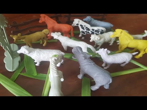 Zoo Animals Figure For Unboxing     Loins,Hours,cow, Elephants | Ahmar Toys Entertainment