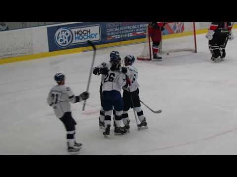 David Servis ČB - HC Tábor 4:7, 2018-19 (gól Patrika Zaymla)
