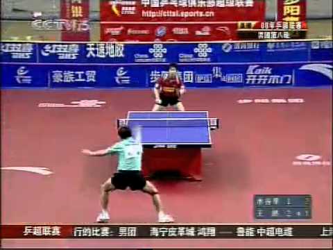 china table tennis super league 2008 wang hao