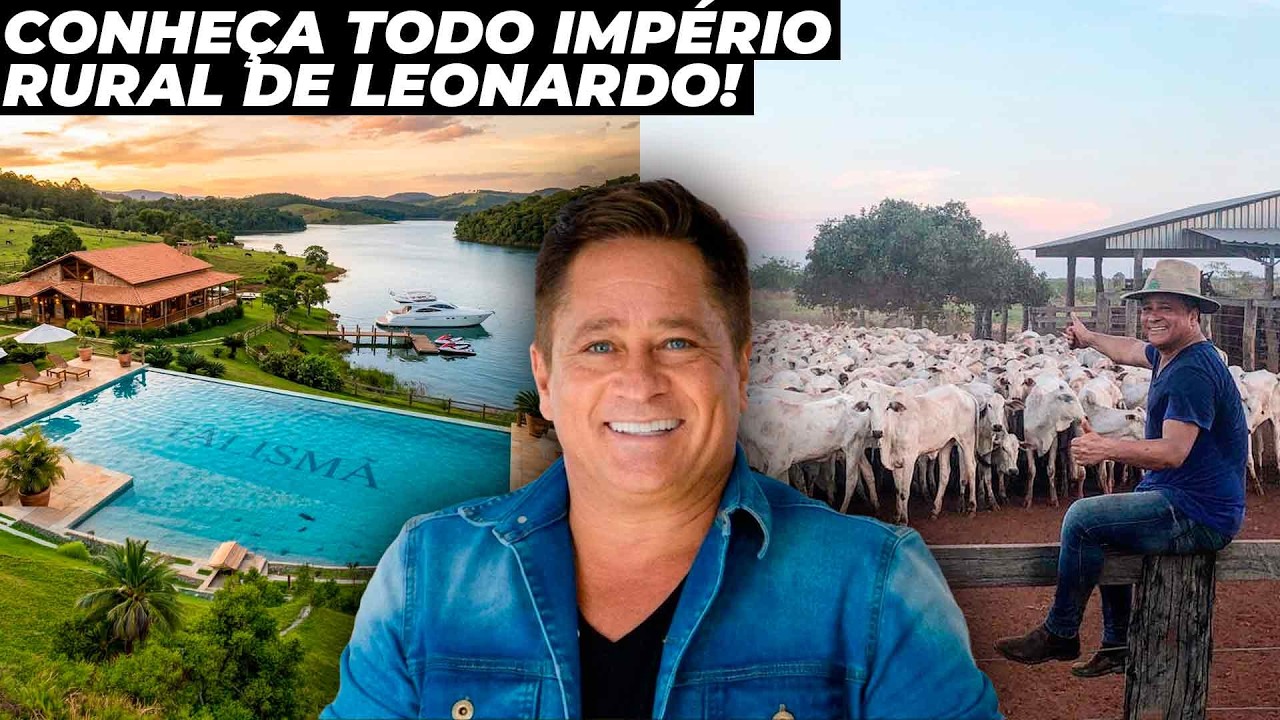 CONHEÇA TODAS AS FAZENDAS DO CANTOR LEONARDO