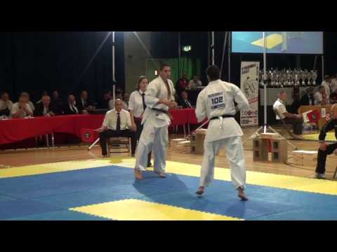 British Karate Kyokushinkai 8th Cup of Europe Georgi Doychev v Eldar Ismailzade