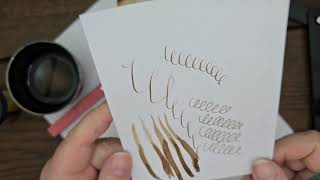 Walnut Calligraphy Ink Review Daniel Smith Calligraphy Ink
