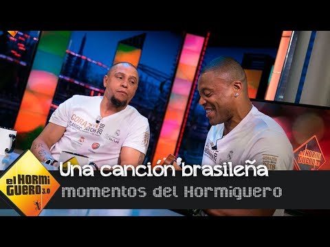 Roberto Carlos y Julio Baptista improvisan una canción brasileña - El Hormiguero 3.0