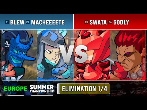 Blew & Macheeeete VS Swata & Godly - Elimination 1/4 - EU - Summer Championship 2022 - Doubles