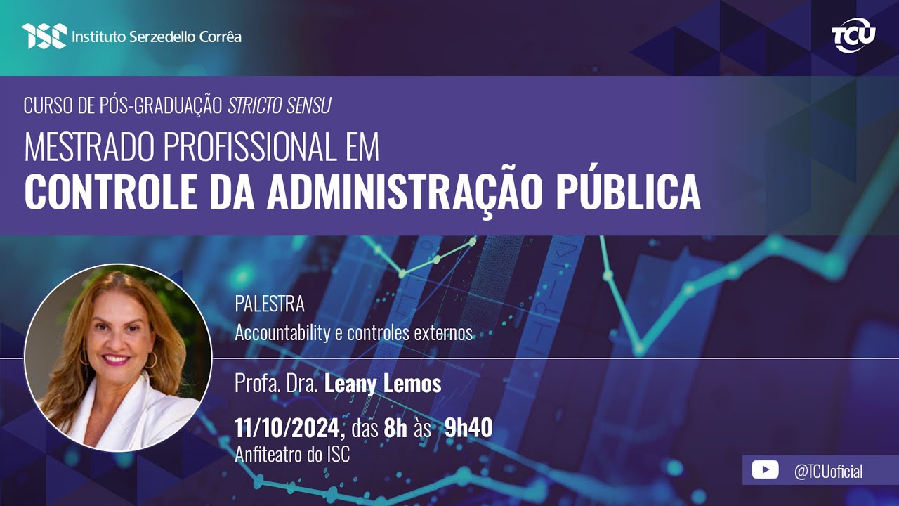 Palestra – Accountability e controles externos.