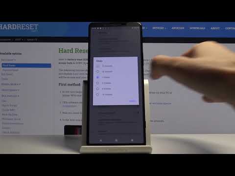 How to Adjust Screen Timeout in SONY Xperia 1 II - Change Sleep Time