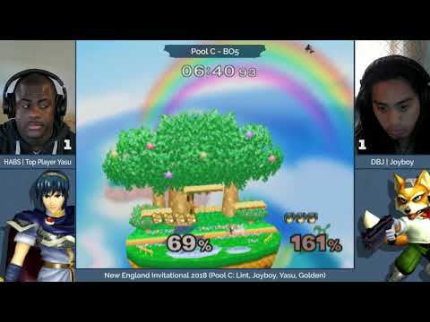 NE Melee Invitational 2018 - Yasu (Marth) vs. DBJ | Joyboy (Fox) - SSBM Pool C