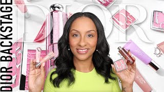 DIOR BACKSTAGE Rosy Glow Reimagined ✨ Blush Stick, Lip Glow Butter & Powder Blush Try-On + Review