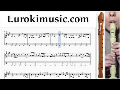 สอนเล่นขลุ่ยรีคอร์เดอร์ (B.) ถ้าฉันได้กลับไป - NEW JIEW ตัวโน๊ต หัดเล่นขลุ่ยรีคอร์เดอร์ um-i796