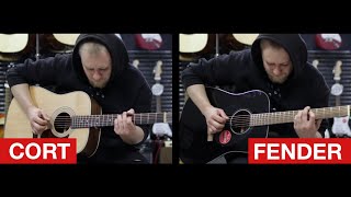 Video thumbnail for Fender CD-60S vs Cort Earth 70 🎸 Guitar PARTY by Guitarman Guitar Gear Demos