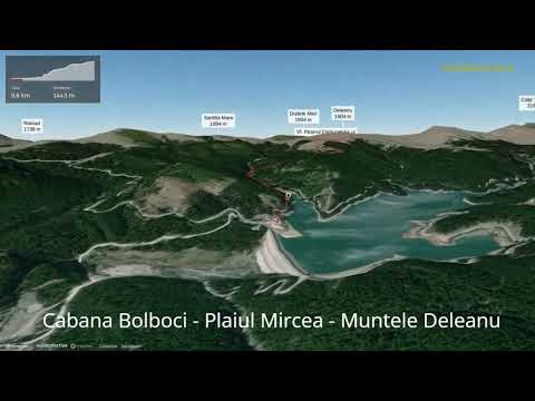 Cabana Bolboci - Plaiul Mircea - Muntele Deleanu ∆ hiking trails ∆ 3d-trail.com/romania/