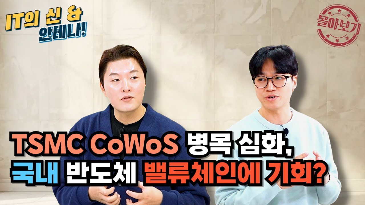 [몰아보기] TSMC CoWoS 병목 심화, 국내 반도체 밸류체인에 기회?