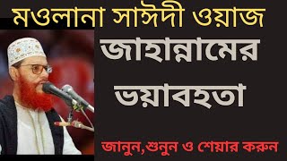 জাহান্নামের ভয়াবহতা। Bangla Waz। Allama Delwar Hossain Saidi।