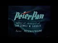 Peter Pan The Second Star To The Right Danish 1953
