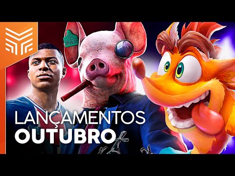 LANÇAMENTOS DE GAMES OUTUBRO/2020: CRASH 4, FIFA 21, WATCH DOGS E MAIS (PS4, XBOX, SWITCH E PC)
