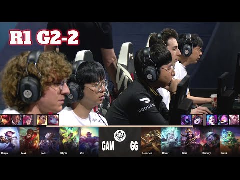 GG vs GAM - Game 2 | Round 1 LoL MSI 2023 Play-In Stage | Golden Guardians vs GAM Esports G2 full