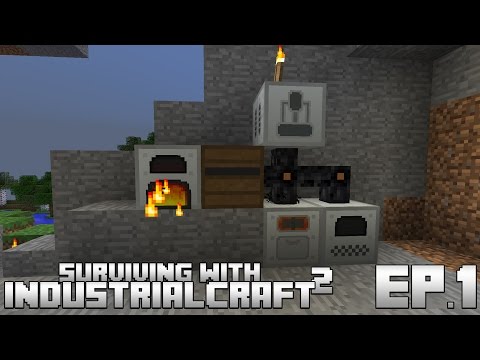 Surviving With IndustrialCraft 2 :: Ep.1 - Basic Power & Machines