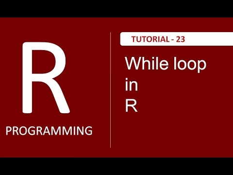 Introduction to loop While Loop in R Programming Tutorial 23