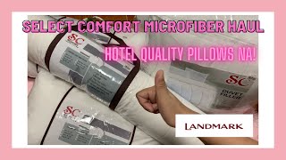 LANDMARK SELECT COMFORT HAUL SC MICROFIBER LUXURY PILLOW BOLSTER DUVET FILLER NA HOTEL QUALITY NA!