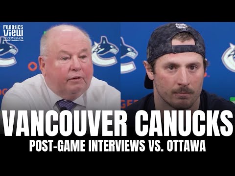 Bruce Boudreau & JT Miller React to Canucks "Mulligan" vs. Ottawa, Canucks "Need To Run Table"