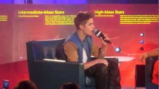 Justin Bieber singing Just Like Them at FUSE