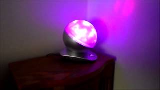 REVIEW OF LASER SPHERE COLOUR CHANGING LAMP MESMERIZING NEBULA EFFECTS