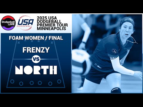 #1 FRENZY vs #4 North / Foam Women Final / 2025 USA Dodgeball Premier Tour Minneapolis