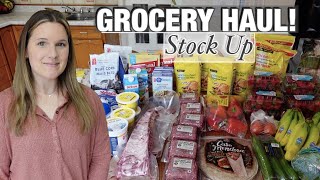 GROCERY HAUL! | STOCK UP THE PANTRY | MARCH 2025