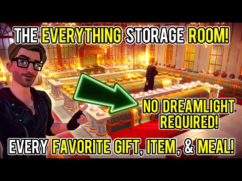 Create the ULTIMATE Storage Room! | EVERY ITEM IN ONE PLACE! | Disney Dreamlight Valley