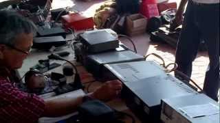 preview picture of video 'Instalando los equipos de transmisión en la Isla de Mexcaltitan 20OCT12'