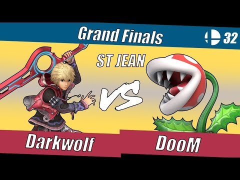Darkwolf (Shulk) vs DooM (Piranha Plant) Grand Finals | St Jean Smash Weekly #32