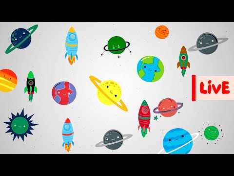 🚀✨ Live Baby Sensory Space Adventure! Dancing Planets, Colorful Rockets & Cosmic Fun for Infants 🌍👶🎶