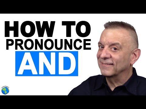 American English Speaking Practice: How To Pronounce AND