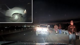 Fallen NMSP Officer Darian Jarrott Stumbles Across Woman Broken Down on I-10