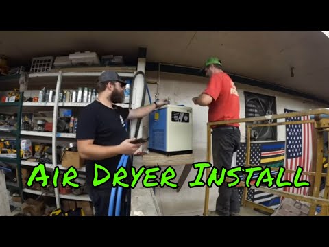 Installing the Cheapest (harbor freight) air dryer I could find in the shop how does it work
