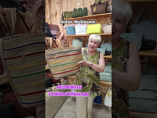 Vídeo relacionado con BagCouture - Bolsa de transporte muy grande - Bente - de algodón reciclado - con tela gruesa - muy resistente - 2 asas largas - Ideal como bolsa de la compra, bolso de baño, bolso de la compra