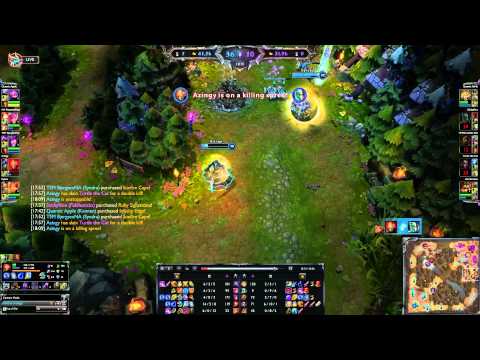 Azingy the God outplays WildTurtle for the 1v2 double kill