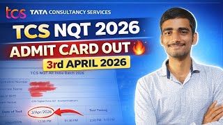TCS NQT 2026 Next Phase | Admit Card Out 🔥 3rd April Exam | Next Phase Update