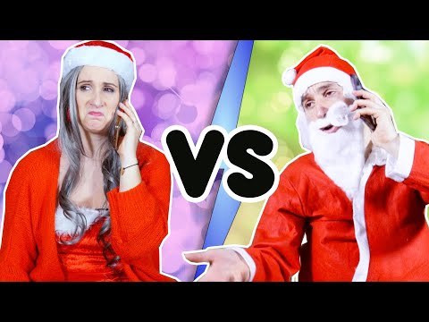 Le Père Noël VS la Mère Noël : la crise de couple ! - Angie la crazy série Video