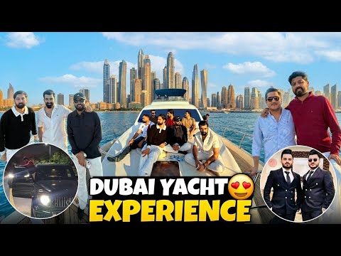 Yacht Party with Whole Squad 🛥️l 🔥 France Entry? | Night life Dubai😍 | Bilal Marth
