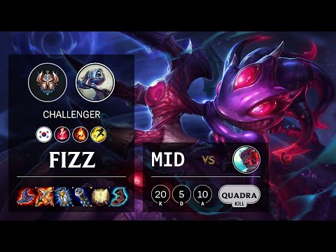 Fizz Mid vs Yone - KR Challenger Patch 10.16