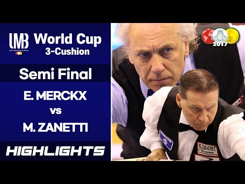 [Ho Chi Minh World Cup 2017] Semi Final - Eddy MERCKX (BEL) vs Marco ZANETTI (ITA). H/L