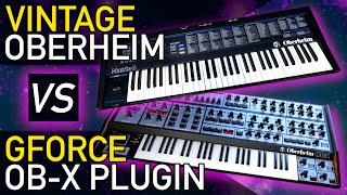 Video thumbnail for GFORCE OBERHEIM OB-X vs MATRIX 6: Live Shoot-Out | Which Sounds Better? by Vulture Culture