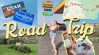 Cross Country Road Trip 🌽 (3,200 miles, 40+ hours) from California to New Jersey | USA VLOG