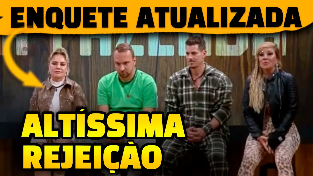 🚨Enquete atualizada A Fazenda 16 mostra alta rejeição do público com peão