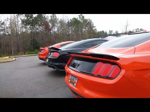 2015 - 16 Mustang MMD V-Series vs MMD by Foose vs Roush Spoiler