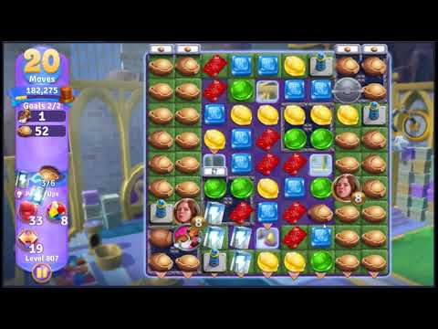 Wonka's World of Candy Level 807 - NO BOOSTERS + FULL STORY 🍫 | SKILLGAMING ✔️