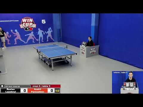 16:30 Лазебный Руслан 1-3 Панюшкин Андрей  cтол 5  ЮГ-4  01.05.22