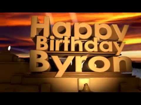 Happy Birthday Byron