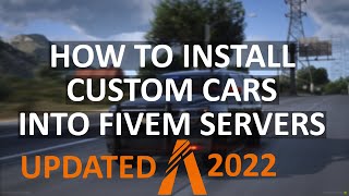 How to install custom cars into a Fivem Server | Updated 2024 Tutorial | Real Police car mods